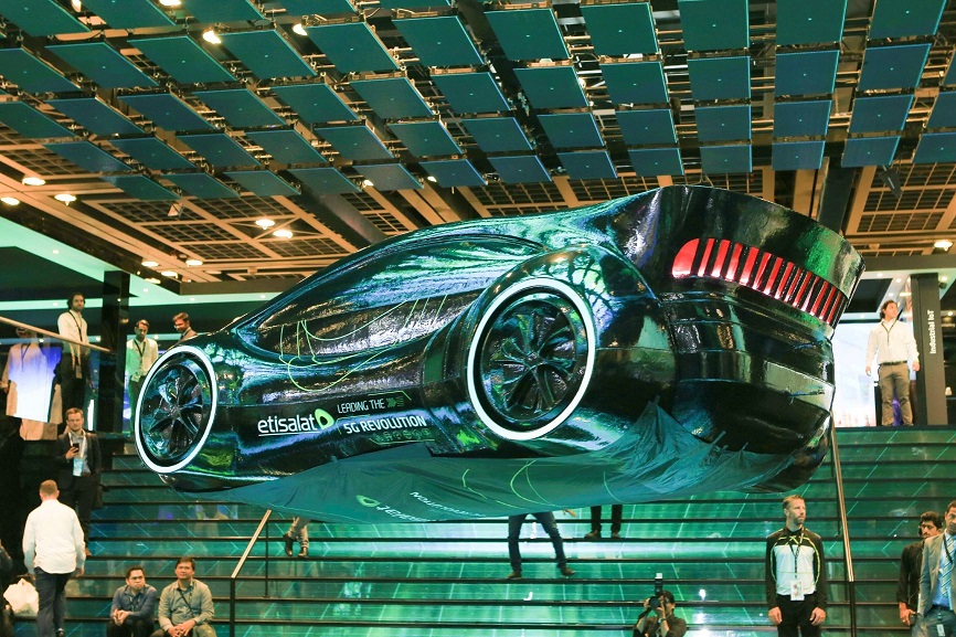 Autonomous taxi and 5G powered flying car unveiled at GITEX 2018