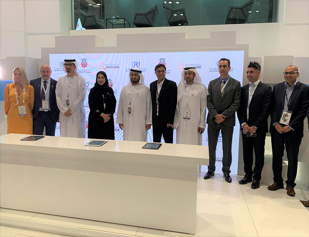 Department of Finance and Abu Dhabi Digital Authority accelerate Digital Transformation of government services with RPA