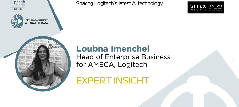 GITEX 2023: Loubna Imenchel, Head of Enterprise Business for AMECA, Logitech