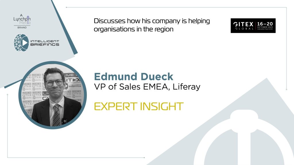 GITEX 2023: Edmund Dueck, VP of Sales EMEA, Liferay
