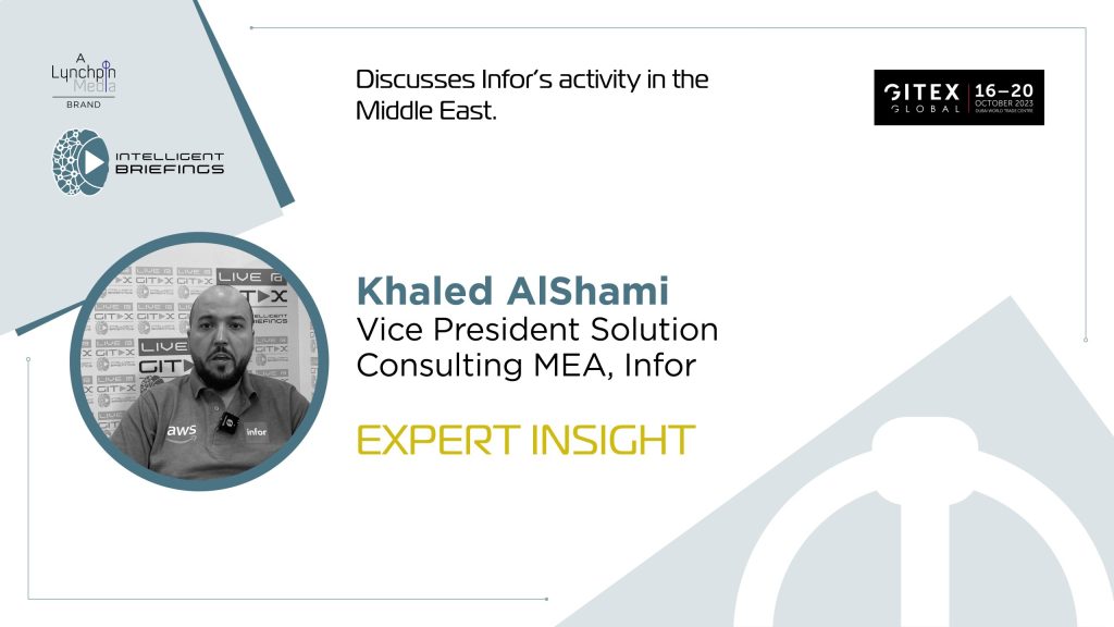 GITEX 2023: Khaled AlShami, Vice President Solution Consulting MEA, Infor