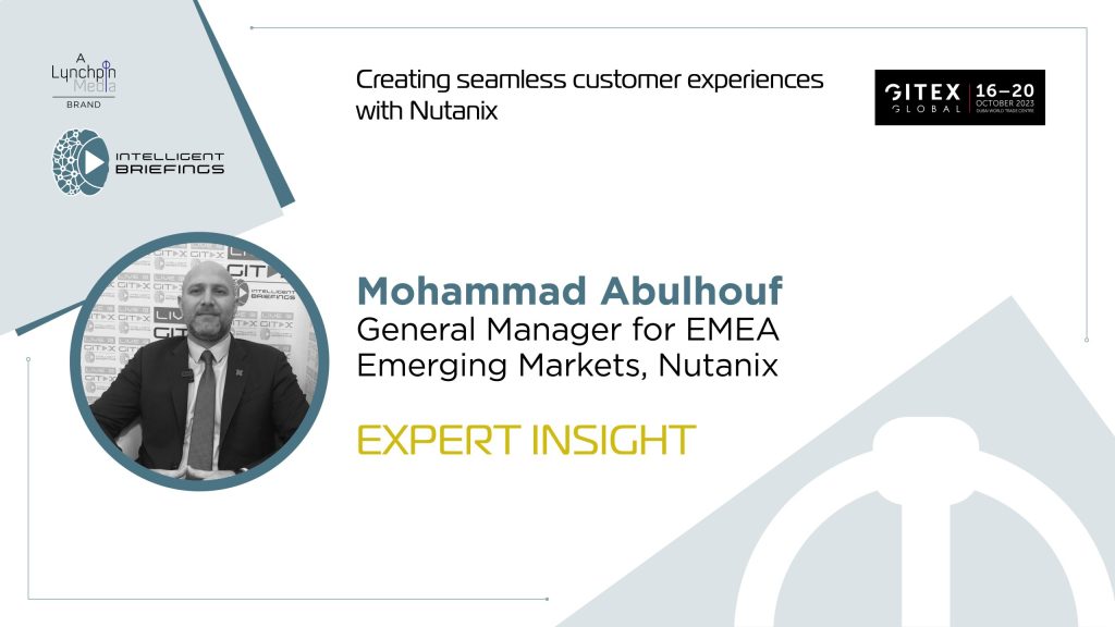 GITEX 2023: Mohammad Abulhouf, General Manager for EMEA Emerging Markets, Nutanix