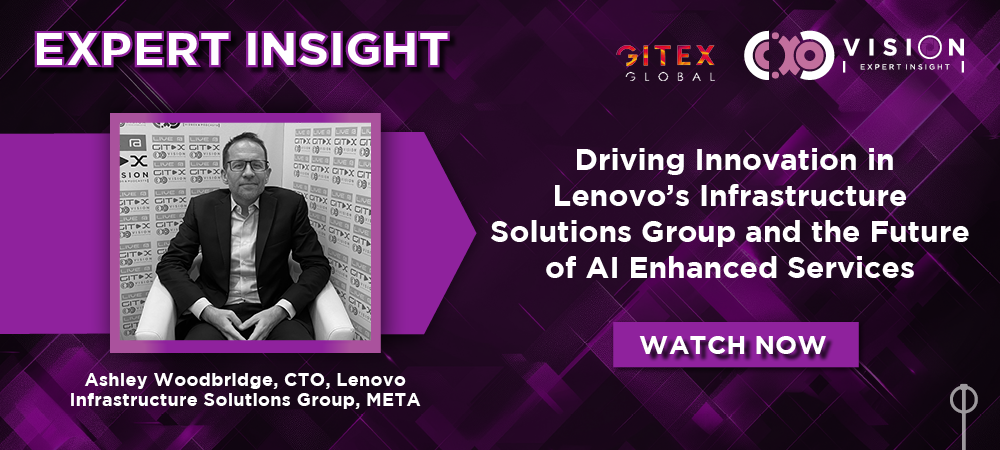 GITEX 2024: Ashley Woodbridge, CTO, Lenovo Infrastructure Solutions Group, META