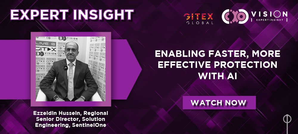 GITEX 2024: Ezzeldin Hussein, Regional Senior Director, Solution Engineering, SentinelOne
