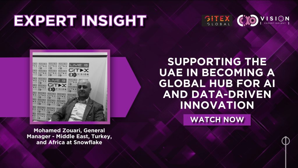 GITEX 2024: Mohamed Zouari, General Manager – Middle East, Turkey, and Africa at Snowflake